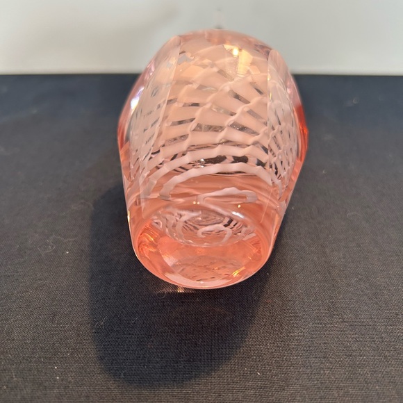 Perfume bottle 1930s collectible vintage perfume bottle Antique pink glass - Picture 8 of 9